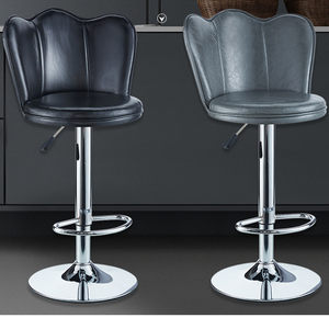 <span class=keywords><strong>Tabouret</strong></span> de comptoir pivotant à <span class=keywords><strong>hauteur</strong></span> de <span class=keywords><strong>snack</strong></span> au design moderne fauteuil de bar en cuir festonné - Product Image 3