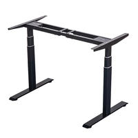 Vente directe d'usine, table de bureau réglable en hauteur à double moteur, bureau debout électrique