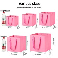 Sacs fourre-tout carrés biodégradables pour fleuristes, cadeaux, pâtisseries, plats à emporter et emballages de bouquets - Impression offset disponible en gros
