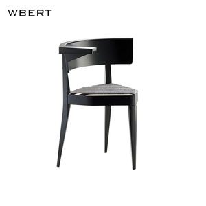 Nordic Modern Luxury Dining <b>Chair</b> with Simple Creative Fashionable Design Solid Wood Backrest for Hotel Villa Apartment Use - Product Image 1