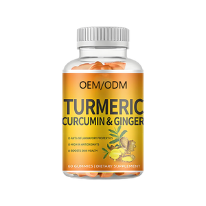 أوم الكركم الكركمين والكركم والزنجبيل غوميز مضادات الأكسدة الكركمين ملحق دعم صحة الجلد - Product Image 2