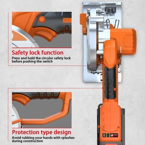 Sierra Circular de Litio de 5.5 Pulgadas con Batería de 88VF, Sierra de Corte Inalámbrica Recargable sin Escobillas para Trabajos en Madera, Tipo Recargable - Product Image 2