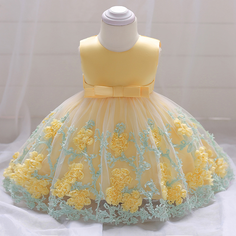 Baby Girl Dress 6 Months Year - New Style Floral Design Baby Girl Dress 6 Months Year - New Style Floral Design