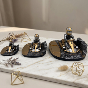 Trofeo de Resina Personalizado al por Mayor para Karting - Premio de Piloto de Carreras en Pose de <span class=keywords><strong>Victoria</strong></span> de Campeón - Product Image 5