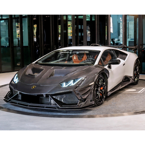กันชนหน้าคาร์บอนไฟเบอร์แท้ DRIFTON พร้อมชุด Splitter สำหรับ Lamborghini Huracan LP610 LP580 EVO Tecnica - Product Image 3