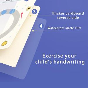 Libro per il controllo della penna per bambini dell'asilo, libro per l'allenamento alla scrittura e alla concentrazione. - Product Image 3