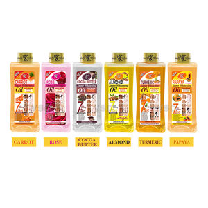 E 7天姜黄玫瑰杏仁木瓜200毫升润肤油保湿超级美白姜黄油身体按摩油 - Product Image 2