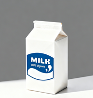 Étiquettes de bouteille personnalisées durables, autocollants en vinyle imperméables, rouleaux d'autocollants adhésifs pour l'emballage, étiquettes personnalisées pour bouteilles de lait