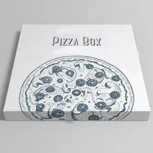 Großhandel Paket Karton Lieferant Custom Design Gedruckte Verpackung Bulk Pizza Boxen mit Ihrem eigenen Logo Pizza Box