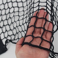 Filet de protection ignifuge sans nœuds avec bordure en corde renforcée pour application de barrière anti-drone