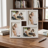 Cadres photo en bois MDF pour affichage de table, impression numérique, taille personnalisée, modernes et durables, prix d'usine