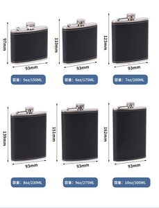 Fiaschetta Portatile Personalizzata in Acciaio Inossidabile Nera, Placcata Oro e Argento, Piatta, per Whisky, Ideale per Pesca, Escursionismo, Campeggio - Product Image 2