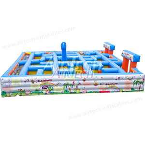 Loch Ness Monster Kids Bounce Maze Juego de desafío de laberinto inflable Laberinto inflable para niños - Product Image 2