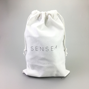 Sac à cordon en coton recyclé personnalisé sac à poussière en toile de taille personnalisée avec impression de logo pour chaussures artisanat shopping-usage industriel cadeau - Product Image 5