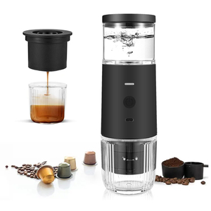 Cafetera Espresso Semiautomática Portátil de Diseño Innovador, Mini Cápsula de Café Instantáneo, para Coche y Uso en Exteriores, Restaura - Product Image 1