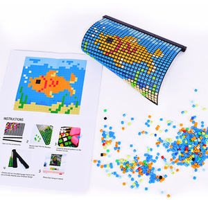 Perles Hama de haute qualité en gros, 5 mm, multicolores, perles à fusionner, toile en maille, jouets éducatifs Perler sans repassage - Product Image 5