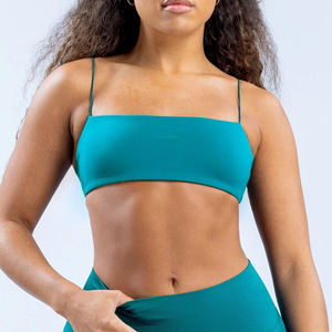 Sujetador deportivo sin costuras para yoga y gimnasio que absorbe la humedad sin costuras Insta-Trendy-<span class=keywords><strong>Top</strong></span> Bandeau elástico para mujer para yoga, gimnasio y pilates - Product Image 2