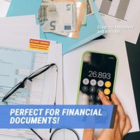 Étiquettes de rappel de paiement personnalisées 2x1 pouce, autocollants rectangulaires en papier pour comptes en retard, lot pour entreprises, comptabilité et bureaux