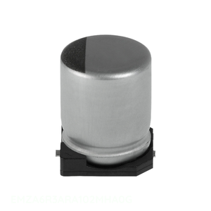 Condensateur original CAP ALUM 1000UF 20% 6.3V SMD 1000 uF à montage en surface EMZA6R3ARA102MHA0G - Product Image 1