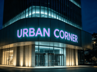 Lettres lumineuses LED RGB programmables pour extérieur, enseigne commerciale 3D pour entreprises - Multicolore personnalisable