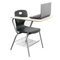 Chaise de formation en gros pour salle de classe, chaise d'étude pour collège et école, chaise pliante pour étudiant avec tablette d'écriture intégrée