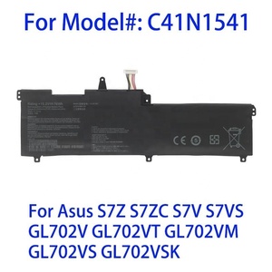 Batería para Portátil C41N1541 de Fábrica para <span class=keywords><strong>ASUS</strong></span> S7Z S7ZC S7V S7VS GL702V GL702VT GL702VM GL702VS GL702VSK - Product Image 2