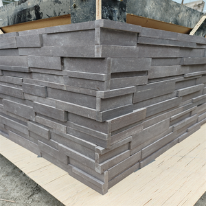 Pannelli di <span class=keywords><strong>Pietra</strong></span> Culturale <span class=keywords><strong>per</strong></span> Pareti Esterne, Forme Casuali, Piastrelle Grigio Chiaro, Rivestimento in Ardesia <span class=keywords><strong>per</strong></span> Caminetti e Pareti Esterne - Product Image 3