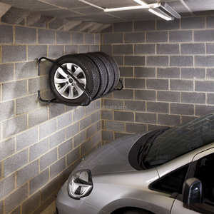 Étagère <span class=keywords><strong>murale</strong></span> pour pneus de voiture, personnalisée, avec revêtement en poudre, pour garage et <span class=keywords><strong>atelier</strong></span>, avec 1 étagère - Product Image 6