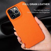 Étui en cuir véritable pour Iphone 15 16 étuis de téléphone en cuir pour Iphone 14 Pro housse de téléphone pour Iphone 13 Pro