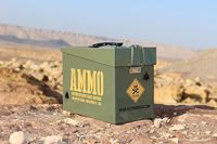 Venta caliente caja de bala de metal sellada caja a prueba de explosiones caja de bala