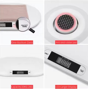 Balance électronique ABS de haute qualité pour bébé, pèse-bébé numérique 20 kg, antidérapante, pour usage domestique, 606 20KG - Product Image 5