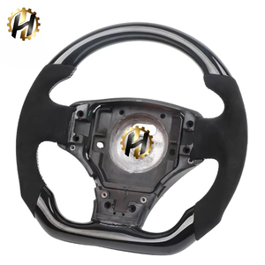 Volant de luxe personnalisé HZ Aston DB5 DB6 DB7 DB11 DB9 V8 en fibre de carbone avec LED et poignée de 35 mm - Product Image 2