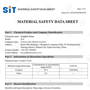 Hoja de espuma de grafeno 3D hecha por CVD, espumas de óxido de grafito, base de precio para espuma de níquel - Product Image 6
