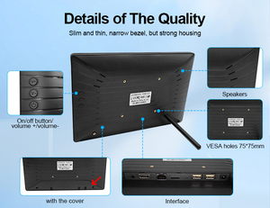 Giá rẻ trong tường 10.1 inch siêu thông minh nhỏ Android OS Tablet <span class=keywords><strong>ethernet</strong></span> PoE điện với HD đầu vào - Product Image 3