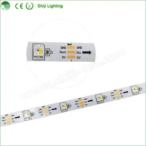 Led תעשייתי dmx 30 פיקסלים sk6812 מוסיקה מיעון 5050 rgbw 100m led רצועת 5v