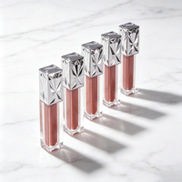 Contenant carré pour gloss à lèvres Jinze 5,5 ml, emballage vide pour gloss à lèvres liquide avec pinceau