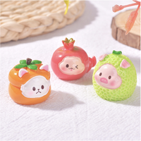 2026 Nieuw 3D Model Micro Landschap Twaalf Chinese Tekens Fruit Dierenriem Harsen Ornamenten Maanddecoraties Cadeaus Souvenir