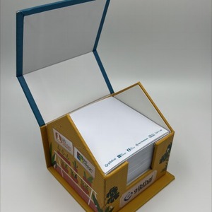 Nhà Hình tái chế EcoFriendly notepad và ghi chú dán cho văn phòng vui vẻ và năng suất - Product Image 4