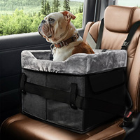 Stock confortablement facile à nettoyer siège d'appoint pour chien Portable solide siège de voiture pour chien anti-saleté essentiel pour les petits chiens voyageant