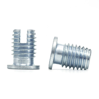 Self-tapping Inserts M5x10 Slotted Threaded Steel Metric Fine Thread DIN Standard Heavy Industry Use