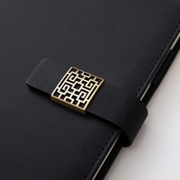 Journée de l'enseignant de style rétro chinois réunion de bureau d'affaires cahiers A5 de marque, clés USB, coffret cadeau