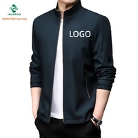Veste personnalisée pour homme, printemps-automne, respirante, couleur unie, style décontracté chic, veste de travail pour homme.
