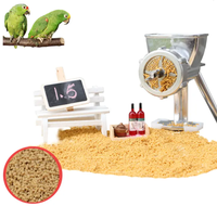 Nouvelle petite machine manuelle domestique pour la fabrication d'aliments pour animaux, machine à granulés pour aliments pour oiseaux, aliments pour chiens
