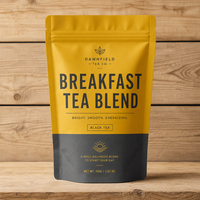 Sachet Doypack de Luxe Personnalisé Mat avec Fenêtre et Fermeture Ziplock pour Thé aux Épices et Emballage Premium de Thé Chai et Épices