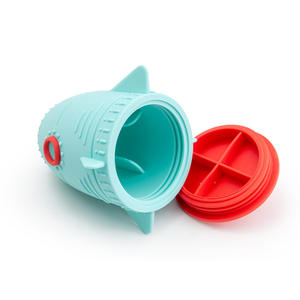 Nuevo dispensador de golosinas para perros en forma de cohete, juguete masticable de silicona suave y duradero para perros, rompecabezas interactivo de comida, juguete para esconder y buscar perros - Product Image 6