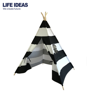 Grand Intérieur Extérieur Auvent Coton <span class=keywords><strong>Tipi</strong></span> Tente En Bois Enfants <span class=keywords><strong>Tipi</strong></span> Tee Pee Jouer Tentes <span class=keywords><strong>Pour</strong></span> Enfants - Product Image 2