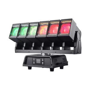 Dernier modèle de projecteur de scène à tête mobile LED 6*60W Thousand Hand Guanyin, à focalisation <span class=keywords><strong>et</strong></span> déplacement contrôlés par points, effet matriciel - Product Image 1