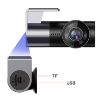 Offre spéciale de noël petit mini wifi dashcam clé de voiture caméra cachée avant 1080p wifi application de téléphone prise en charge