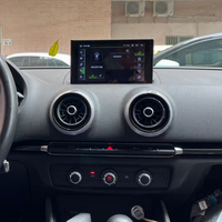 Reproductor Multimedia MP3 con Carplay y DSP, Transmisor FM para Audi A3 2014-2019, Actualización de Radio Android para Auto, Pantalla Táctil, Navegación GPS