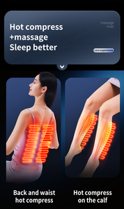Cadeira multifuncional elétrica luxuosa da massagem do corpo com gravidade zero corpo inteiro inteligente massagem aquecimento